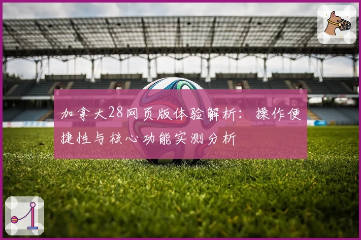 加拿大28网页版体验解析：操作便捷性与核心功能实测分析